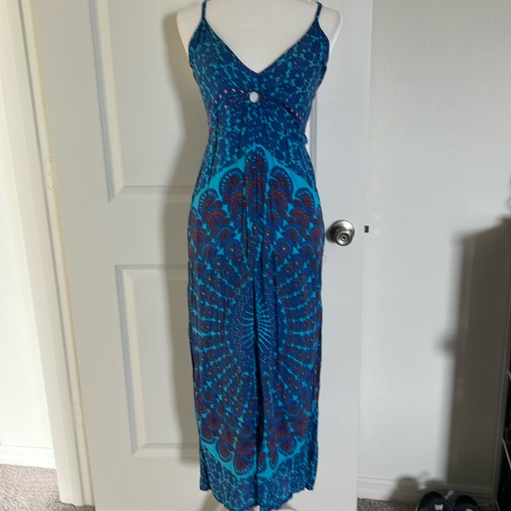 EUC Mexican Boho Pattern Maxi Dress - Size XS - Picture 1 of 8